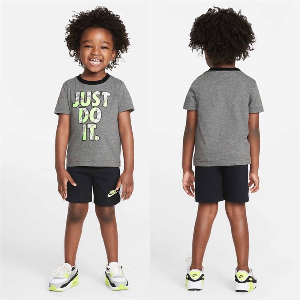 Nike neon grey cute shorts set 2123